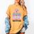 With Freedom Flowers Books And The Moon Women's Comfort Colors T-Shirt Mustard With Freedom Flowers Books And The Moon Women's Comfort Colors T-Shirt Mustard