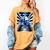 Frutiger Aero Aesthetic Tech Checkered Room Orb Sky Women's Comfort Colors T-Shirt Mustard Frutiger Aero Aesthetic Tech Checkered Room Orb Sky Women's Comfort Colors T-Shirt Mustard