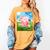 Frutiger Aero Aesthetic Tech Kawaii Strawberry Milk Fishes Women's Comfort Colors T-Shirt Mustard Frutiger Aero Aesthetic Tech Kawaii Strawberry Milk Fishes Women's Comfort Colors T-Shirt Mustard