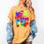 Frutiger Aero Aesthetic Tech Orb Pattern Heart Cherry Lips Raglan Baseball Tee Women's Comfort Colors T-Shirt Mustard Frutiger Aero Aesthetic Tech Orb Pattern Heart Cherry Lips Raglan Baseball Tee Women's Comfort Colors T-Shirt Mustard