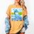 Frutiger Aero Aesthetic Tech Water Fishes Monitor Screen Women's Comfort Colors T-Shirt Mustard Frutiger Aero Aesthetic Tech Water Fishes Monitor Screen Women's Comfort Colors T-Shirt Mustard