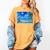Frutiger Aero Beach Y2k Aesthetic Palm Tree Sand Ocean Premium Women's Comfort Colors T-Shirt Mustard Frutiger Aero Beach Y2k Aesthetic Palm Tree Sand Ocean Premium Women's Comfort Colors T-Shirt Mustard