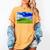 Frutiger Aero Meadow Aesthetic Y2k 2000s Ironic Nostalgic Women's Comfort Colors T-Shirt Mustard