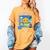 Frutiger Aero Y2K Meme Graphic 2000s Nostalgia Premium Women's Comfort Colors T-Shirt Mustard