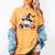 Ghost Reading Book Coquette Bow Halloween Girl Toddler Kid Women's Comfort Colors T-Shirt Mustard