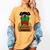 Girl Kid Reading Book Black History Month Bookworm Women's Comfort Colors T-Shirt Mustard