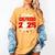 Girlfriend Of a 2025 Graduate Prom Graduation 25 VolleyBall Women's Comfort Colors T-Shirt Mustard