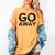 Go Away Sarcastic Antisocial Introvert Saying Women's Comfort Colors T-Shirt Mustard Go Away Sarcastic Antisocial Introvert Saying Women's Comfort Colors T-Shirt Mustard