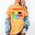 I Graduated From 1st Grade Graduation Matching Student Women's Comfort Colors T-Shirt Mustard
