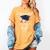I Graduated Life Is Gonna Be Easy Now Right Graduation Women's Comfort Colors T-Shirt Mustard
