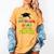 Graduation Class 2018 Cap Gown Shirt Preschool Grad Proud Women's Comfort Colors T-Shirt Mustard