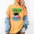 Graduation Class 2018 Cap Gown Shirt Preschool Graduate Women's Comfort Colors T-Shirt Mustard