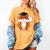 Graduation Fox School Bachelor Master Doctor Study Women's Comfort Colors T-Shirt Mustard