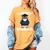 Graduation Penguin Licensed Smartass Graduate Women's Comfort Colors T-Shirt Mustard