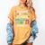 Graduation Shirt For 5th Grader Goodbye Hello Middle School Women's Comfort Colors T-Shirt Mustard