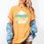 Graduation Shirt We Out Class Of 2018 Graduation Tee Women's Comfort Colors T-Shirt Mustard