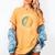 Groovy Like The 70s Peace Aesthetic Nostalgia 1970's Retro Women's Comfort Colors T-Shirt Mustard