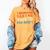 Groovy I Graduated Can I Go Back To Bed Now Graduation Women's Comfort Colors T-Shirt Mustard