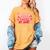 Groovy I Wear Pink In Memory Of My Aunt Breast Cancer Back Women's Comfort Colors T-Shirt Mustard Groovy I Wear Pink In Memory Of My Aunt Breast Cancer Back Women's Comfort Colors T-Shirt Mustard