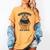 Groundhogs Prefer Books Over Winter February Women's Comfort Colors T-Shirt Mustard