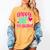 Happy Last Day Of First 1st Grade Teacher Student Graduation Women's Comfort Colors T-Shirt Mustard