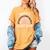 HAPPY LAST OF DAY SCHOOL Rainbow Teacher Student Graduation Men Women Girls Kids Women's Comfort Colors T-Shirt Mustard