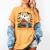 Haunted By My TBR Boo Halloween Book Lover Librarian Women's Comfort Colors T-Shirt Mustard Haunted By My TBR Boo Halloween Book Lover Librarian Women's Comfort Colors T-Shirt Mustard
