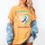 Heart Graphic In Memory Of Aunt Suicide Awareness Prevention Women's Comfort Colors T-Shirt Mustard