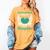 My Heart Was Not In Loving Memory Missing Daughter In Heaven Women's Comfort Colors T-Shirt Mustard