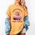 Where Hearts Groovy Meet Stories Coffee Books Valentines Day Women's Comfort Colors T-Shirt Mustard