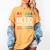 Hello Kindergarten First Day Back To School Graduation Women's Comfort Colors T-Shirt Mustard