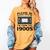 Over The Hill Please Be Patient I'm From The 1900s VHS Women's Comfort Colors T-Shirt Mustard