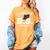 I Hope This BS Pays Off Graduation Bachelors Degree Women's Comfort Colors T-Shirt Mustard