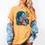 Hot Tea & Spicy Books Skeleton Reader Women's Comfort Colors T-Shirt Mustard