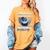 My Husband Is Guardian Angel He Watches Over My Back Memory Women's Comfort Colors T-Shirt Mustard