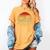 Id Rather Be Playing With My Disc Introvert Disc Golf Women's Comfort Colors T-Shirt Mustard