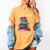 I'm OK Reading Books Library Bookworm Bookish Book Lover Women's Comfort Colors T-Shirt Mustard