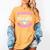 Introvert Hippie Mom Cloth Diapers Crunchy Mama Women's Comfort Colors T-Shirt Mustard