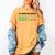 Introvert Low Battery My Connection Compass Raglan Baseball Tee Women's Comfort Colors T-Shirt Mustard