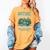 Introvert Nature Lover Introverted Forest Lover & Tree Women's Comfort Colors T-Shirt Mustard