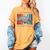 Introvert Raccoon Animal Lover Trash Panda Antisocial Retro Women's Comfort Colors T-Shirt Mustard