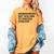 Introvert But Willing Ecology Ecologist Ecology Lover Women's Comfort Colors T-Shirt Mustard