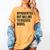Introverted Bookworm Books Introvert Women's Comfort Colors T-Shirt Mustard