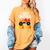 I Just Crushed Preschool Monster Graduation Pre-K Shirt Women's Comfort Colors T-Shirt Mustard