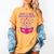 Just A Girl Who Loves Books Butterflies Reading Women's Comfort Colors T-Shirt Mustard Just A Girl Who Loves Books Butterflies Reading Women's Comfort Colors T-Shirt Mustard