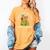 Just a Girl Who Loves Books And Capybaras Women's Comfort Colors T-Shirt Mustard