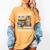 Just a Girl Who Loves Cats And Books Women's Comfort Colors T-Shirt Mustard