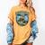 Just Let Me And My Dog By Lake Fishing Introvert Lifestyle Women's Comfort Colors T-Shirt Mustard