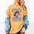 Kawaii Cat And Books Just A Girl Who Loves Both Women's Comfort Colors T-Shirt Mustard