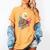Kawaii Eagle Reads Book Reading Library Book Bookworm Women's Comfort Colors T-Shirt Mustard